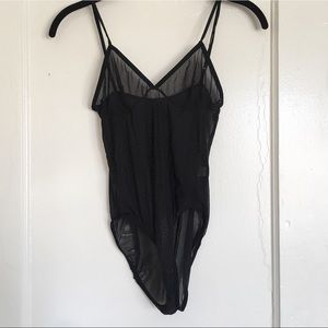 MESH BODY SUIT American Apparel